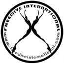 Logo extreme blue water freediving