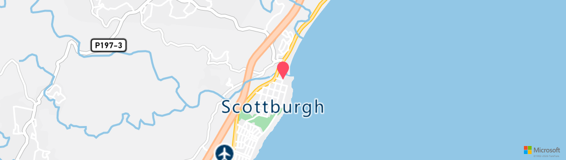 Map of the dive shop Bali Crystal Divers