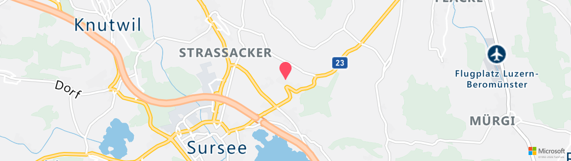 Map of the dive shop robo's swiss scuba center  CH 6214 Schenkon