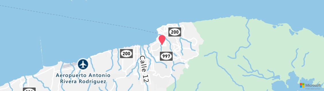 Map of the dive shop Isla Nena Scuba