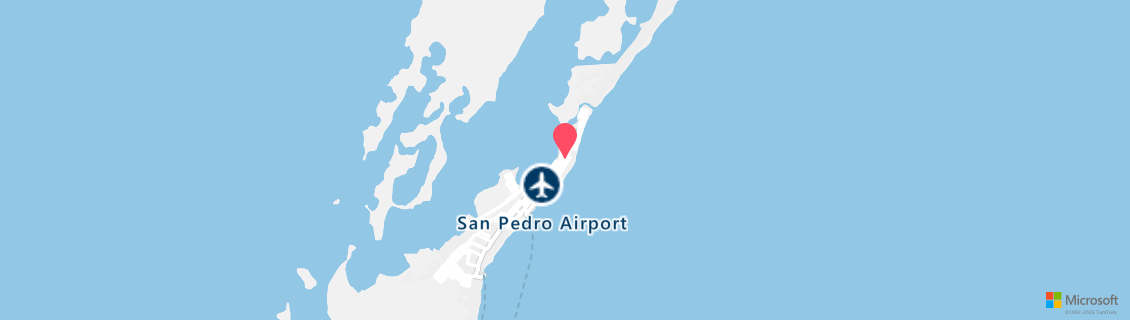 Map of the dive shop Ramon's Village Resort