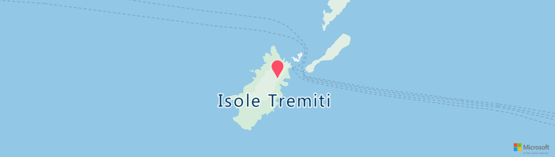 Map of the dive shop MARLINTREMITI ASD