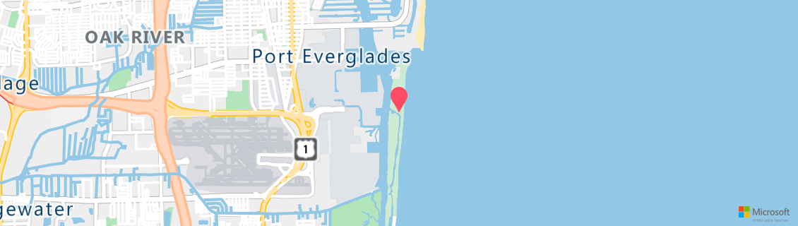 Map of the dive shop The Whiskey Creek Hideout Dive Center