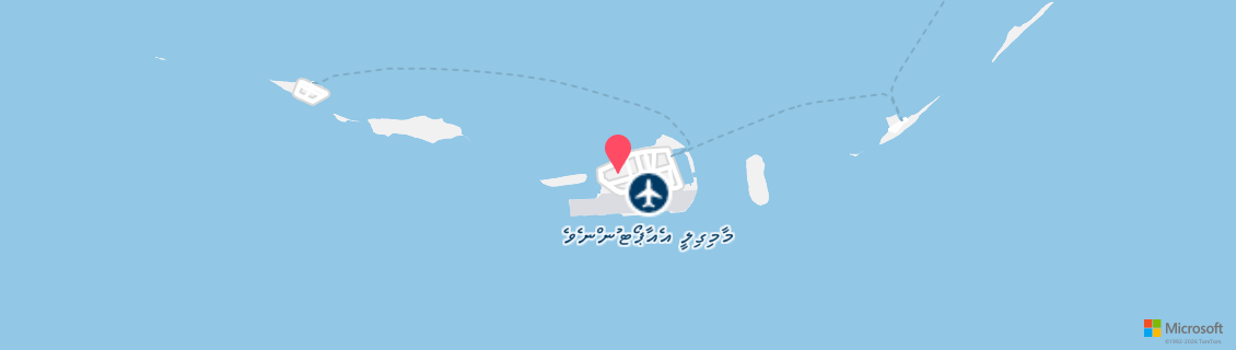 Map of the dive shop IDive Thudufushi