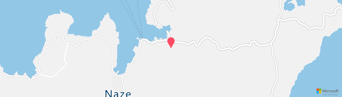 Map of the dive shop ダイビングショップ　ネバーランド