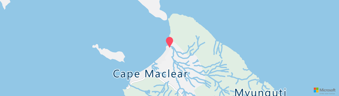 Map of the dive shop Kayak Africa