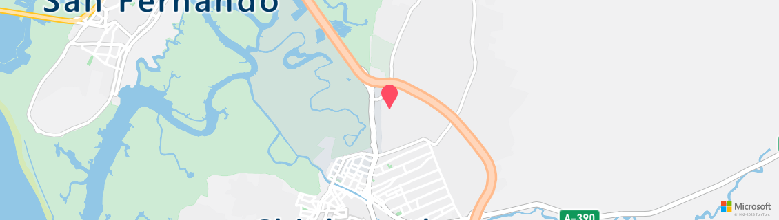 Map of the dive shop Oceanus Cadiz