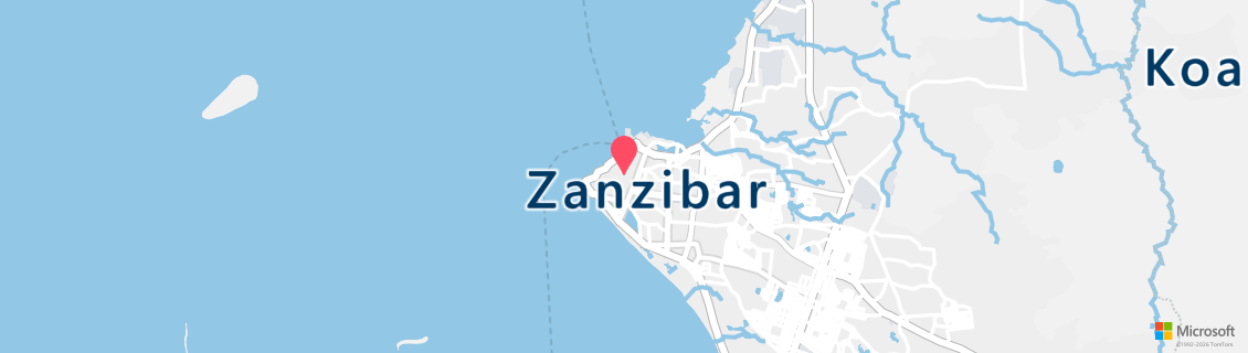 Map of the dive shop The Zanzibar Dive Centre, One Ocean,Ltd.