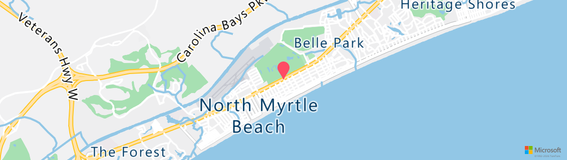 Map of the dive shop Coastal Scuba LLC