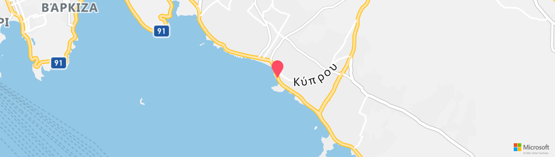 Map of the dive shop Athina Diving