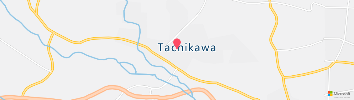 Map of the dive shop SAIL AWAY TACHIKAWA