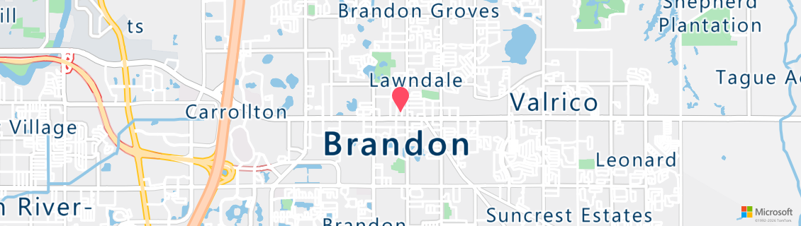 Map of the dive shop Woods and Water