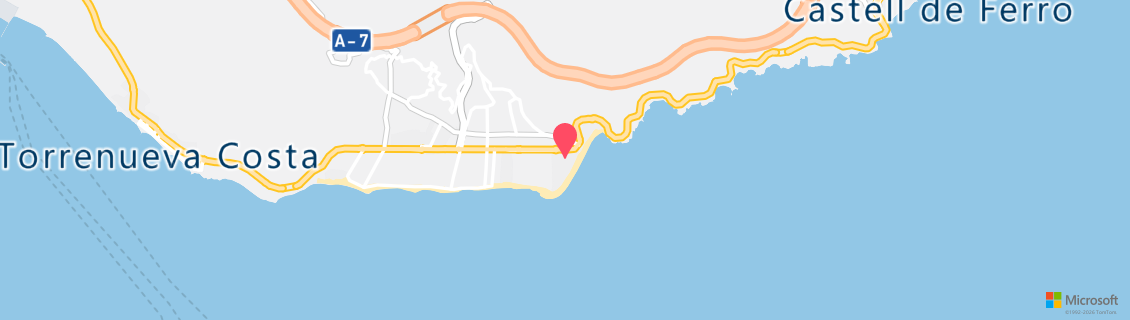 Map of the dive shop BUCEO CALAHONDA