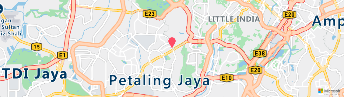 Map of the dive shop The Divers Den Sdn Bhd