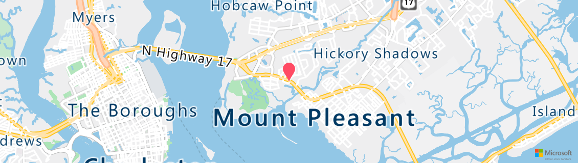 Map of the dive shop Lowcountry Scuba