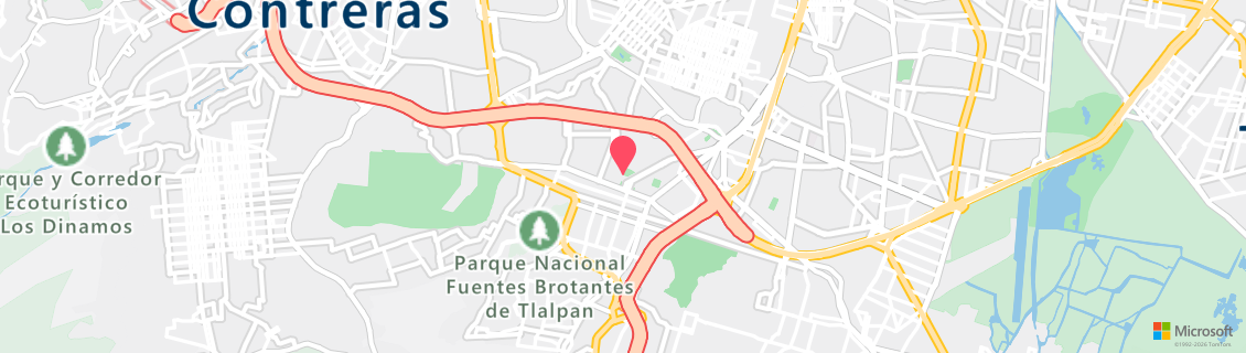 Map of the dive shop Mexicosub