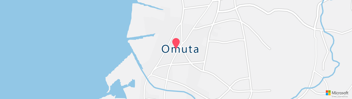 Map of the dive shop オオムタアクア