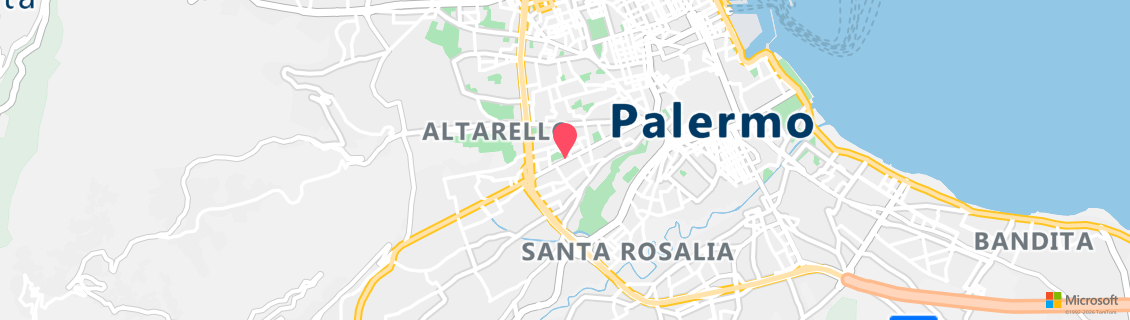 Map of the dive shop DIVING CENTER SARACEN PALERMO