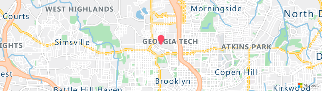 Map of the dive shop Georgia Institute of Technology