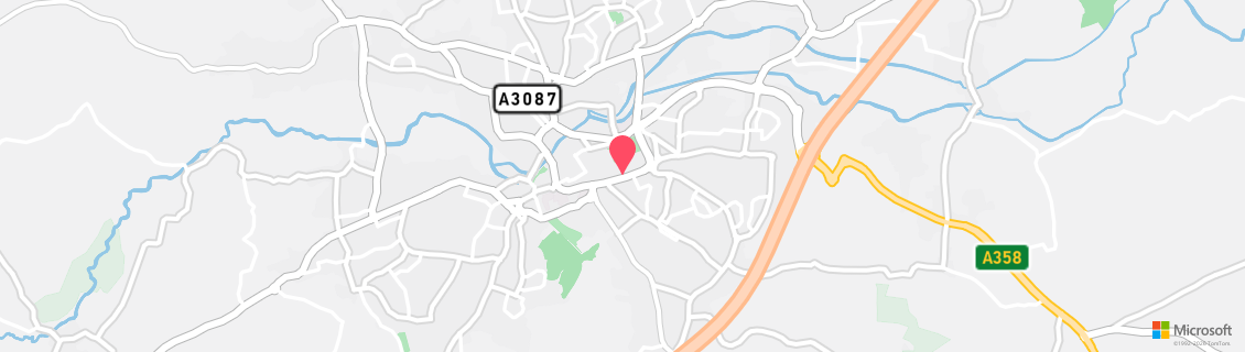 Umgebungskarte des Tauchshops Scuba Scene Taunton