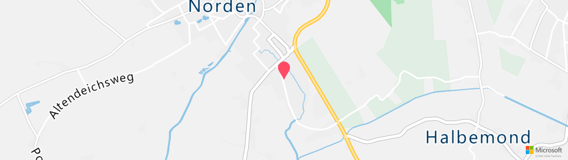 Umgebungskarte des Tauchshops Süderneulander Sportverein e.V.