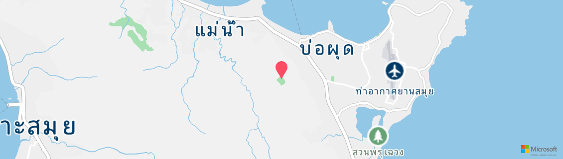 Map of the dive shop Dive Point Samui