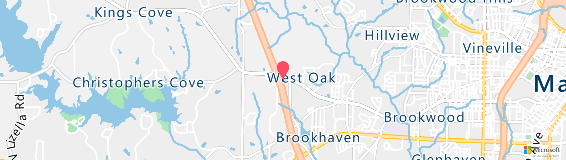 Map of the dive shop Diver Supply