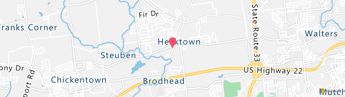 Map of the dive shop Lehigh Valley Dive Center