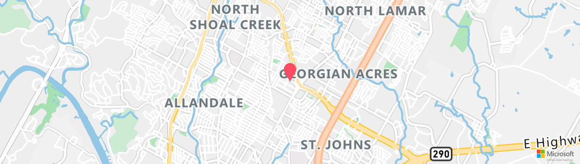 Map of the dive shop Swim School of Austin