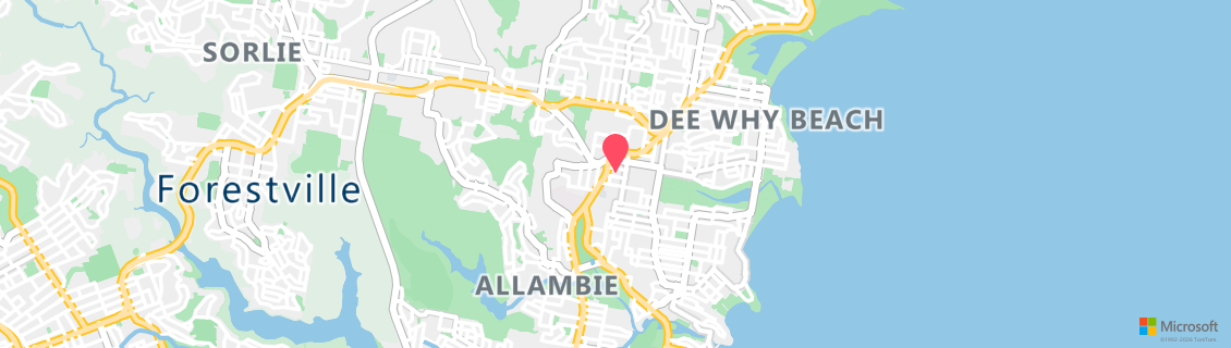 Map of the dive shop PRO DIVE MANLY