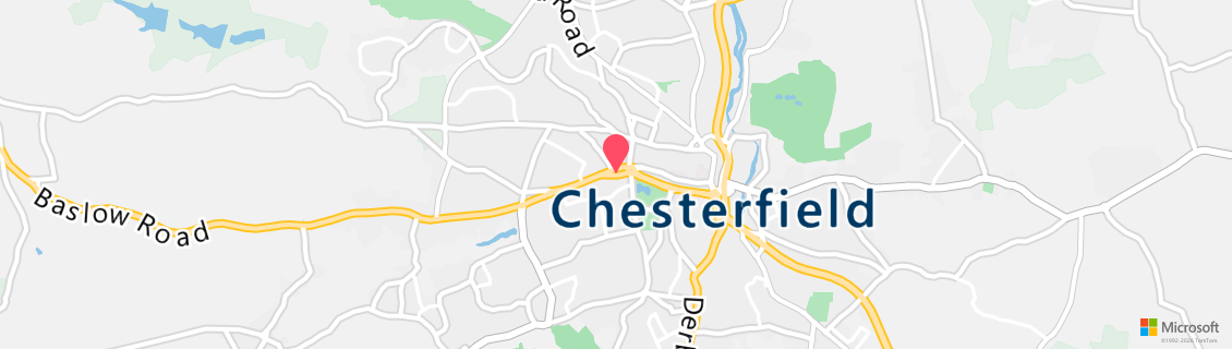 Umgebungskarte des Tauchshops Chesterfield Adventure Centre