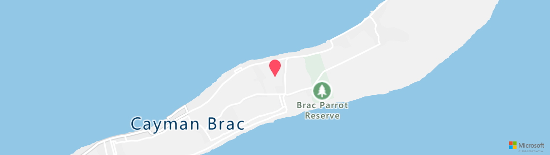 Umgebungskarte des Tauchshops REEF DIVERS, LTD - CAYMAN BRAC