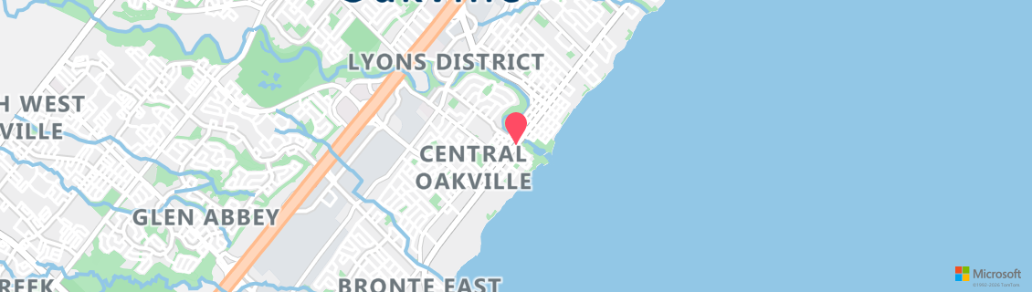 Map of the dive shop Oakville Divers, Ltd.