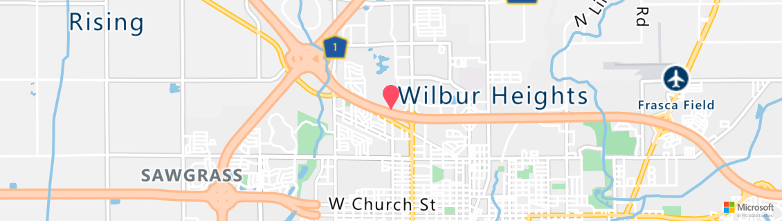 Map of the dive shop Midwest Scuba Center