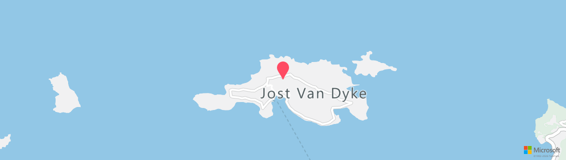 Map of the dive shop Jost Van Dyke Scuba