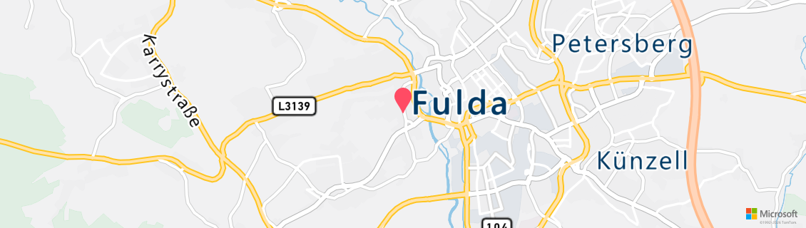 Map of the dive shop Fuldas Tauchertreff