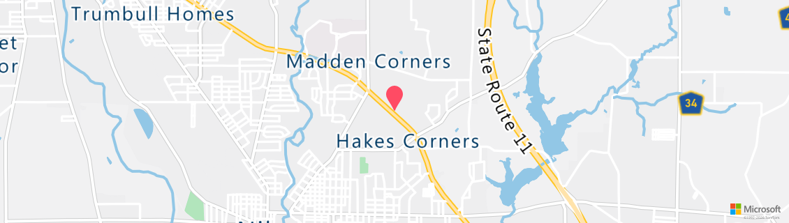 Map of the dive shop Treasure Cove Scuba, Inc.