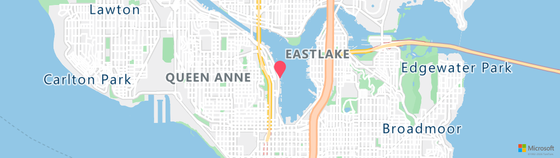 Map of the dive shop Seattle Scuba Schools