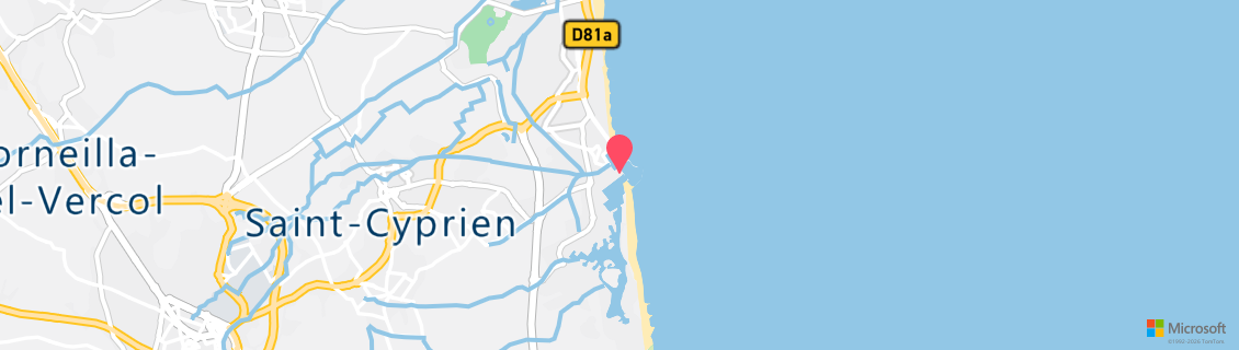 Map of the dive shop AQUAPLANET