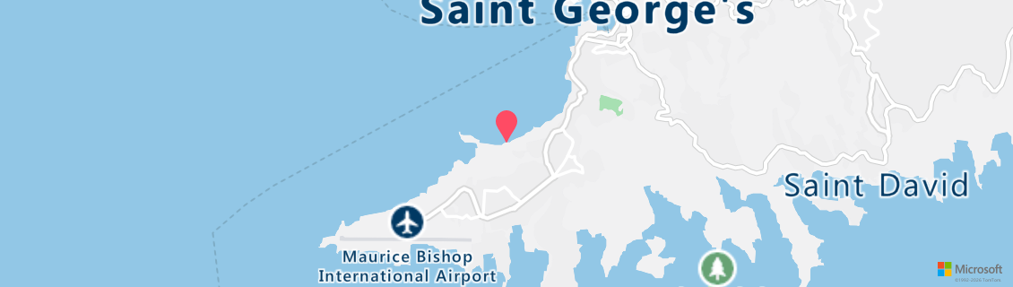 Map of the dive shop Dive Grenada