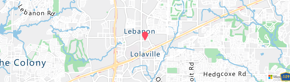 Map of the dive shop Scuba Frisco