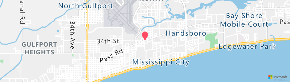 Map of the dive shop Sports Unlimited