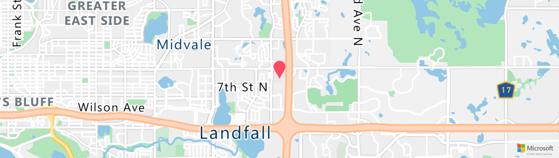 Map of the dive shop Northland Scuba West