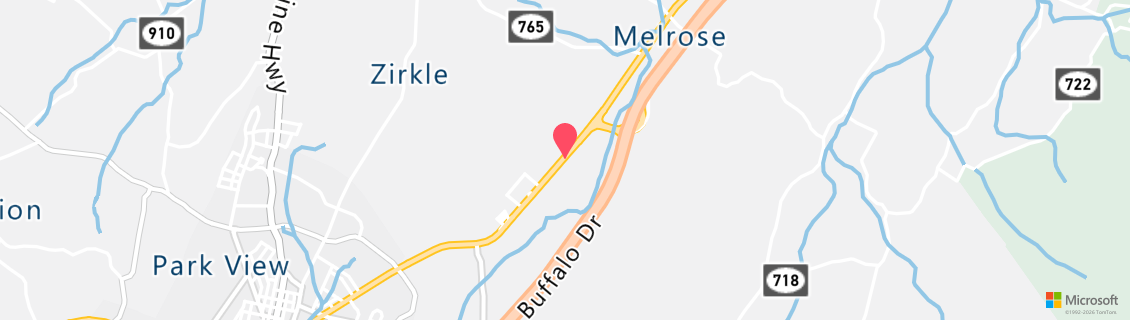 Map of the dive shop Scuba Buddys