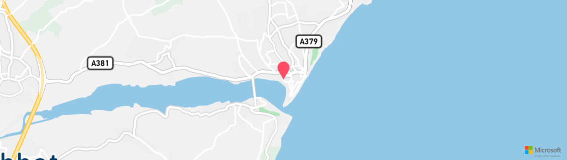 Umgebungskarte des Tauchshops Teign Diving Centre