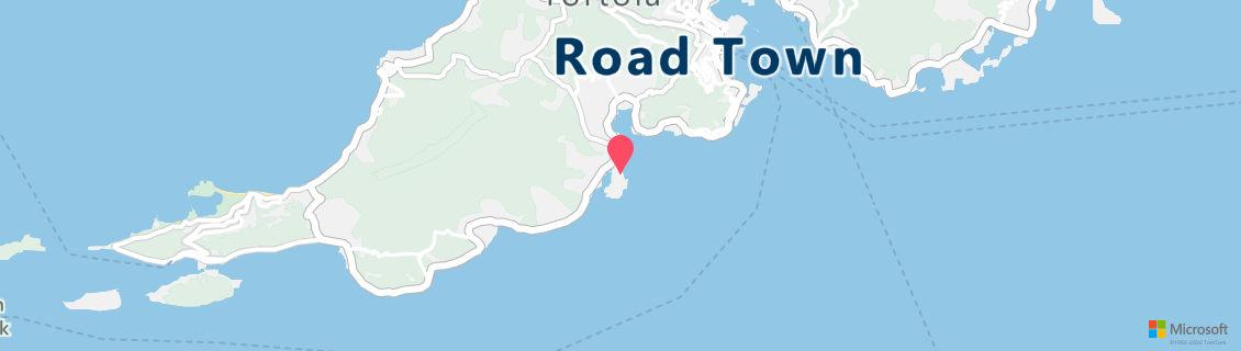 Map of the dive shop Blue Water Divers