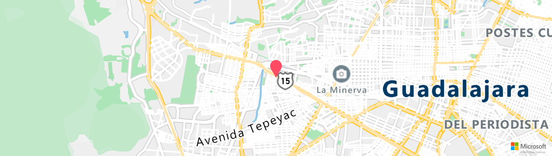 Map of the dive shop Guadalajara Dive Center