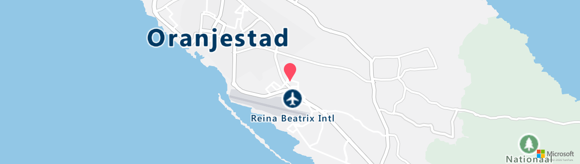 Map of the dive shop Aqua Windies