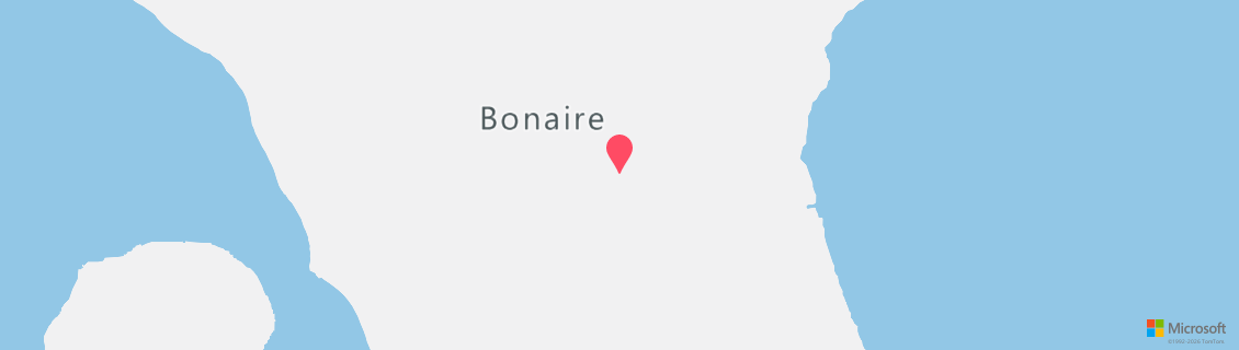 Map of the dive shop Bonaire Dive and Adventure