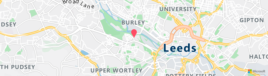 Map of the dive shop Scuba Leeds